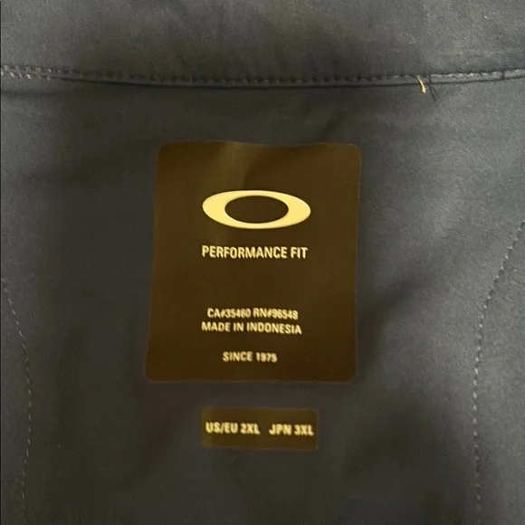 Oakley TARGETLINE WATERPROOF FZ SHELL BREATHABLE WINDPROOF Men's Jacket Sz XXL - Picture 6 of 11